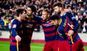 King's Cup: Holders Barcelona in semis, Atletico Madrid crash out