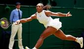 Wimbledon PIX: Serena races past Beck; Tsonga survives, Del Potro out