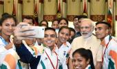 PHOTOS: PM Modi gives Rio-bound athletes a special send-off