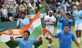 Davis Cup: Paes, Bopanna seal play-off place with easy win