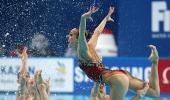 How Russia's synchro stars provide bright contrast their doping scandal