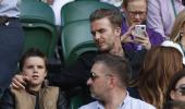 PHOTOS: Beckham, Bradley Cooper on Wimbledon's celebrity court