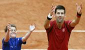 Djokovic, Serena face overtime in Paris