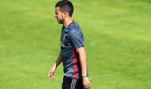 Euro 2016: Hazard limps out of training session