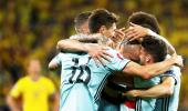 Euro: Belgium's late strike sends them through as Ibrahimovic bows out