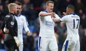 EPL PHOTOS: Leicester surge on towards title; Chelsea halt West Ham