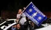 EPL PHOTOS: Euphoric Leicester fans throng streets in celebration