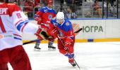 PHOTOS: Putin shows off ace stick skills in all-star ice hockey game