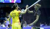 Uber-Thomas Cup: Saina takes women closer to quarters, men face ouster