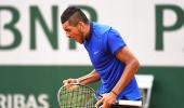 French Open PHOTOS: Kyrgios, Kvitova record hard-fought wins