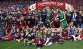 King's Cup PIX: Barca complete double with win over Sevilla