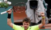 FRENCH OPEN PHOTOS: Wawrinka survives Rosol scare