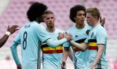 De Bruyne's long-range strike helps Belgium sink Switzerland