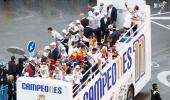 PHOTOS: Kings of Europe Real Madrid take celebrations to the street