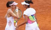 Mirza-Hingis lose chance to complete 'Santina Slam'