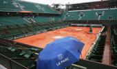 Rain washes out day's play at French Open, first time in 16 years