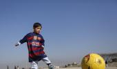 Young Afghan Messi fan flees over kidnap fears