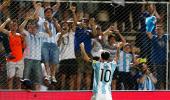 PHOTOS: Messi magic puts Argentina back on World Cup track