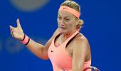 Kvitova powers past Cibulkova to capture Wuhan Open title