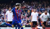 La Liga: Last-gasp Messi penalty seals dramatic Barcelona win