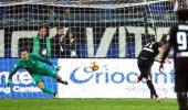 Serie A: Late penalty sends Inter to third successive league defeat