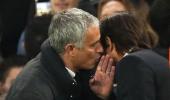 What did Mourinho whisper in Conte's ear?