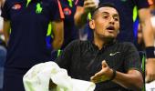 Kyrgios banned for Shanghai outburst