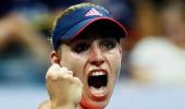 Kerber celebrates No. 1 by reaching US Open final