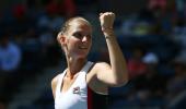 US Open: Pliskova crushes Croatian teen to reach semis