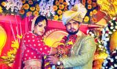 Olympic medallist Sakshi ties the knot with fellow wrestler Satyawart