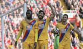 EPL: Palace striker Benteke's double beats old club Liverpool