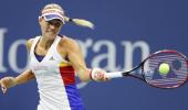 Kerber states, it's tougher to stay on top