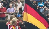 US plays wrong version of German anthem