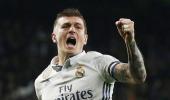 Champions League PIX: Real beat Napoli 3-1; Bayern rout sorry Arsenal