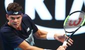 Aus Open: Top surviving seed Raonic storms into last eight