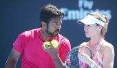 India at Australian Open: Paes-Hingis pair out