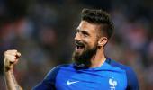 Football Briefs: Giroud treble boosts France in friendly win