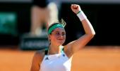 Quickstepping Ostapenko is a woman in a hurry