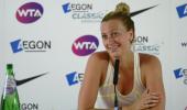 Kvitova plays down favourite tag at Wimbledon