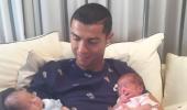 Ronaldo posts adorable photo of 'the two new loves of his life'