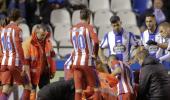 Atletico 'nervous and worried' by Torres neck injury