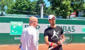 First Look: Djokovic working on finding lost mojo with coach Agassi