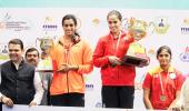 Saina beats Sindhu in final; Prannoy shocks World No. 2 Srikanth