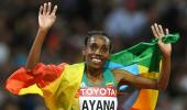 Ethiopia's Olympic champion Ayana loves Bollywood movies!