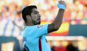 PHOTOS: Suarez inspires Barca, Real and Atletico in derby stalemate