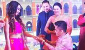 First Look: India football captain Chhetri's sangeet ceremony