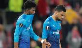 PHOTOS: Arsenal lose but advance; Milan, Villarreal through