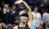 Sharapova back in business on and off court