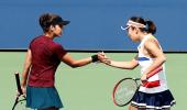 Sania and China's Peng enter US Open semis