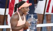 Stephens routs Keys to win US Open title